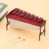 Miniaturowy instrument muzyczny drewniany ksylofon model 12cm [13030000327]